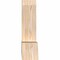 Ekena Millwork Portland Smooth Timber Gable Bracket, Douglas Fir, 36"W x 13"H x 3 1/2"D x 3 1/2"F, 9/12 Pitch GBW036X13X0404POR00SDF - alternate 3